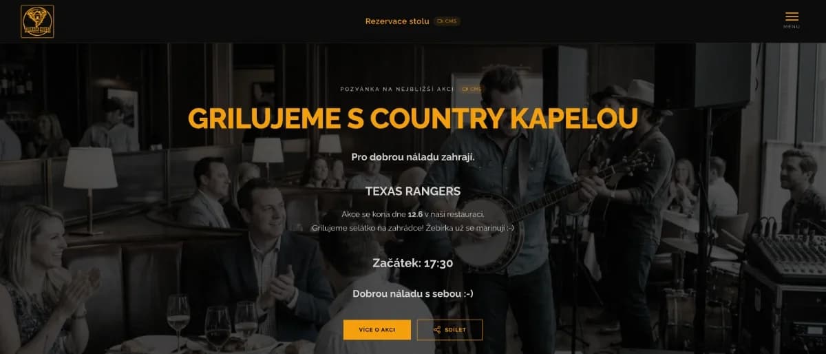 Pozvánky na akce pro nevšední restaurace
